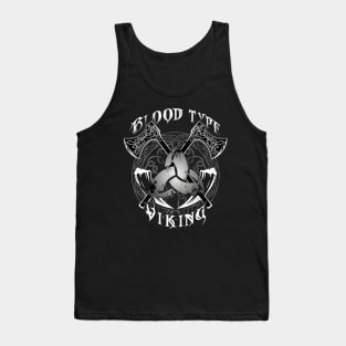 Blood Type Viking, Norse, celtic knots Tank Top